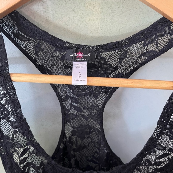 Cosabella lace racer back camisole - Picture 3 of 9